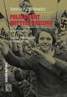 Okładka książki Polski nurt nazizmu przed rokiem1939