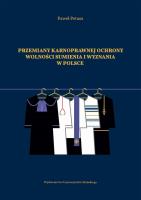 Przemiany karnoprawnej ochrony wolności sumienia... Autor: Paweł Petasz. SmakLiter.pl Okładka książki Przemiany karnoprawnej ochrony wolności sumienia..