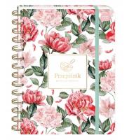 Opakowanie Przepiśnik z gumką A5/240K 90g Flowers