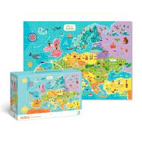 Puzzle 100 Mapa Europy DOP300124. Wydawca: DodoEditor. SmakLiter.pl Opakowanie Puzzle 100 Mapa Europy DOP300124