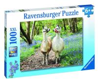 Puzzle 100 Przyjaźń zwierząt XXL. Wydawca: Ravensburger. SmakLiter.pl Opakowanie Puzzle 100 Przyjaźń zwierząt XXL