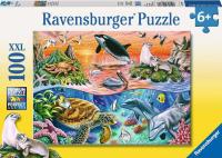 Opakowanie Puzzle 100 Wzburzony ocean XXL
