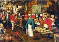 Opakowanie Puzzle 1000 Chłopskie wesele, Brueghel