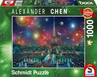 Puzzle 1000 Fajerwerki nad Wieżą Eiffla G3. Wydawca: Schmidt. SmakLiter.pl Opakowanie Puzzle 1000 Fajerwerki nad Wieżą Eiffla G3
