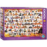 Opakowanie Puzzle 1000 Halloween zwierząt domowych 6000-5416