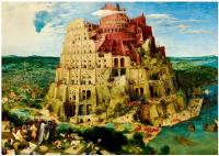 Opakowanie Puzzle 1000 Wieża Babel, Brueghel