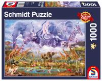 Opakowanie Puzzle 1000 Zwierzęta przy wodopoju G3