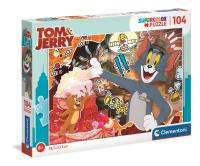 Puzzle 104 Super Kolor Tom&Jerry. Wydawca: Clementoni. SmakLiter.pl Opakowanie Puzzle 104 Super Kolor Tom&Jerry