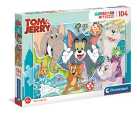Puzzle 104 Superkolor Tom & Jerry. Wydawca: Clementoni. SmakLiter.pl Opakowanie Puzzle 104 Superkolor Tom & Jerry