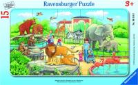 Puzzle 15 Wycieczka do zoo. Wydawca: Ravensburger. SmakLiter.pl Opakowanie Puzzle 15 Wycieczka do zoo