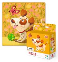 Puzzle 16 Piesek. Wydawca: DodoEditor. SmakLiter.pl Opakowanie Puzzle 16 Piesek