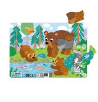 Puzzle 21 ramkowe Niedźwiadki DOPR300221. Wydawca: DodoEditor. SmakLiter.pl Opakowanie Puzzle 21 ramkowe Niedźwiadki DOPR300221