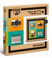 Puzzle 250 Frame Me Up Vintage Electronics. Wydawca: Clementoni. SmakLiter.pl Opakowanie Puzzle 250 Frame Me Up Vintage Electronics