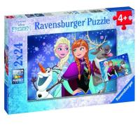 Opakowanie Puzzle 2x24 Kraina Lodu. Przyjaciele