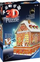 Opakowanie Puzzle 3D 216 Budynki nocą: Piernikowa Chatka