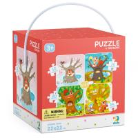 Puzzle 4w1 Pory Roku DOP300125. Wydawca: DodoEditor. SmakLiter.pl Opakowanie Puzzle 4w1 Pory Roku DOP300125
