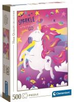Puzzle 500 HQ Fantastic Animals Unicorn. Wydawca: Clementoni. SmakLiter.pl Opakowanie Puzzle 500 HQ Fantastic Animals Unicorn