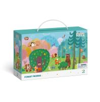 Puzzle 80 obserwacyjne Leśni przyjaciele DOP300140. Wydawca: DodoEditor. SmakLiter.pl Opakowanie Puzzle 80 obserwacyjne Leśni przyjaciele DOP300140