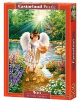 Puzzle :An Angel's Warmth 500. Wydawca: Castorland. SmakLiter.pl Opakowanie Puzzle :An Angel's Warmth 500