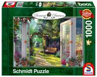 Puzzle PQ 1000 Pokój z widokiem na ogród G3. Wydawca: Schmidt. SmakLiter.pl Opakowanie Puzzle PQ 1000 Pokój z widokiem na ogród G3