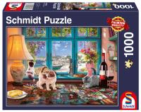 Puzzle PQ 1000 Stół do układania puzzli G3. Wydawca: Schmidt. SmakLiter.pl Opakowanie Puzzle PQ 1000 Stół do układania puzzli G3