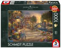 Puzzle PQ 1000 Thomas Kinkade Amsterdam G3. Wydawca: Schmidt. SmakLiter.pl Opakowanie Puzzle PQ 1000 Thomas Kinkade Amsterdam G3