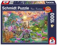 Puzzle PQ 1000 Zaczarowana kraina smoków G3. Wydawca: Schmidt. SmakLiter.pl Opakowanie Puzzle PQ 1000 Zaczarowana kraina smoków G3