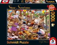 Puzzle PQ 1000 Zwierzaki w kuchni (Chef Mania) G3. Wydawca: Schmidt. SmakLiter.pl Opakowanie Puzzle PQ 1000 Zwierzaki w kuchni (Chef Mania) G3