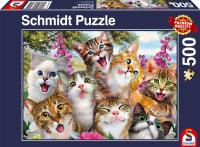 Opakowanie Puzzle PQ 500 Koty robią selfie G3