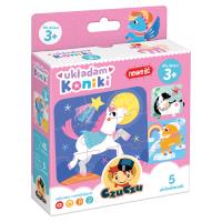 Puzzle Układam koniki 3+. Autor: Opracowanie zbiorowe. SmakLiter.pl Okładka książki Puzzle Układam koniki 3+