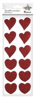 Opakowanie Samoprzylepne serca mix czerwone