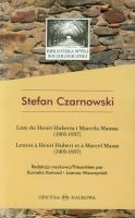 Stefan Czarnowski. Listy do do H. Huberta .... Autor: Czarnowski Stefan. SmakLiter.pl Okładka książki Stefan Czarnowski. Listy do do H. Huberta ...
