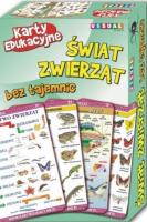 Świat zwierząt bez tajemnic karty edukacyjne. Autor: praca zbiorowa. SmakLiter.pl Okładka książki Świat zwierząt bez tajemnic karty edukacyjne
