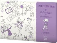 Teczka kreatywna COLOUR&FUN Fashion. Autor:   Praca zbiorowa. SmakLiter.pl Okładka książki Teczka kreatywna COLOUR&FUN Fashion