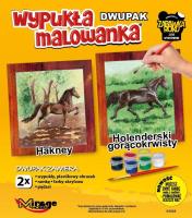 Opakowanie Wypukła kolorowanka Konie - Harkney + Holenderski
