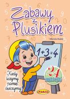 Zabawy z Plusikiem. Autor: Mariola Budek. SmakLiter.pl Okładka książki Zabawy z Plusikiem