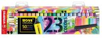 Opakowanie Zakreślacz Boss 23 kolory + podstawka STABILO