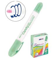 Opakowanie Zakreślacz w sztyfcie miętowy (12szt) AMOS