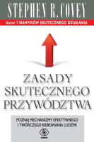 Zasady skutecznego przywództwa. Autor: Stephen R. Covey. SmakLiter.pl Okładka książki Zasady skutecznego przywództwa
