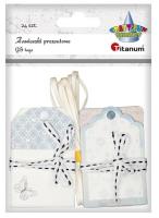 Opakowanie Zawieszki prezentowe 45x70mm mix wzorów 24szt