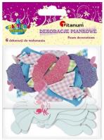 Opakowanie Zestaw piankowy Zając do ubrania 6szt