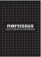 Opakowanie Zeszyt A5/56K kropki czarny (6szt) NARCISSUS