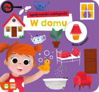 Okładka książki Zgadywanki-naklejanki. W domu