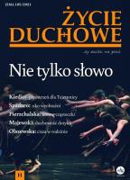 Okładka książki Życie Duchowe 105/2021 (Zima) Nie tylko słowo