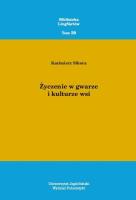 Okładka książki Życzenie w gwarze i kulturze wsi