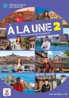 Okładka książki A la une 2 podręcznik + CD LEKTORKLETT