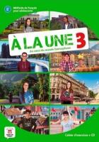 Okładka książki A la une 3 zeszyt ćwiczeń + CD LEKTORKLETT
