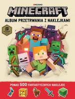 Album przetrwania z naklejkami. Minecraft. Autor: Craig Jelley, Milton Stephanie. SmakLiter.pl Okładka książki Album przetrwania z naklejkami. Minecraft
