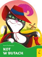 Bajki na dobranoc. Kot w butach. Autor: Paszkiewicz Anna. SmakLiter.pl Okładka książki Bajki na dobranoc. Kot w butach