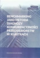 Benchmarking jako metoda diagnozy.... Autor: Joanna Kuczewska. SmakLiter.pl Okładka książki Benchmarking jako metoda diagnozy...